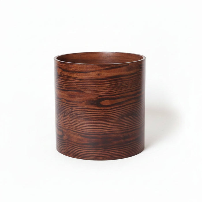 Forest Bark Round Cylindrical Planter Pot (Large Size)