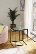 Fulham Nest Of Square Tables (Blue & Grey)