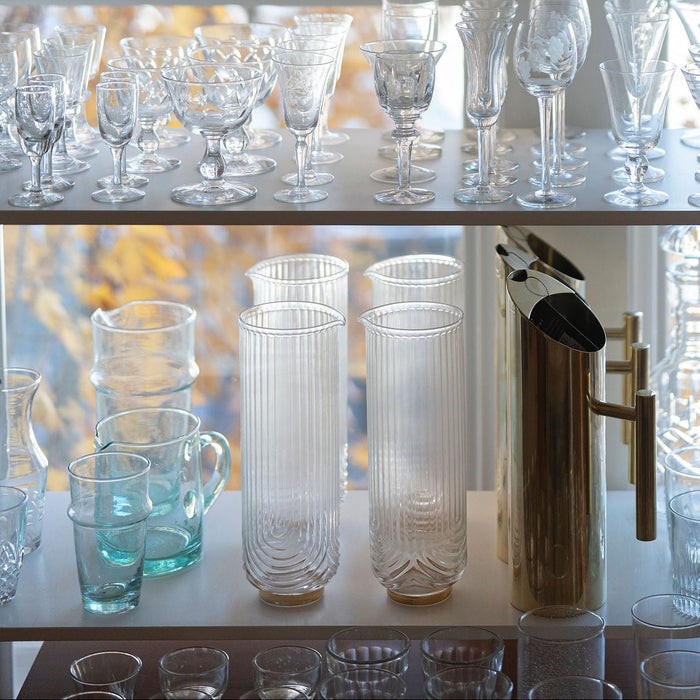 Gatsby Art Deco Glass Carafe