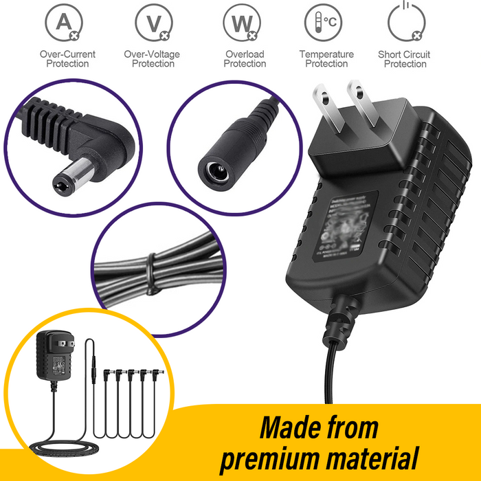 GH 5-way 9-volt Guitar Pedal Adapter