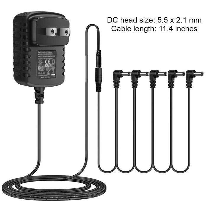 GH 5-way 9-volt Guitar Pedal Adapter