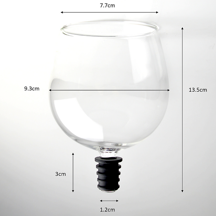 GlassDrink Direct from Wine Bottle