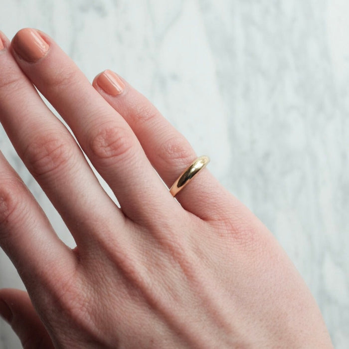 I Like It Here Club Gold Pinky Ring