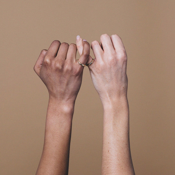 Best Friend Gold Pinky Promise Ring