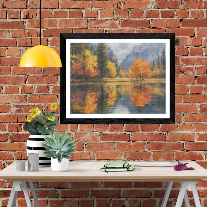 Golden Reflections of Tranquil Waters