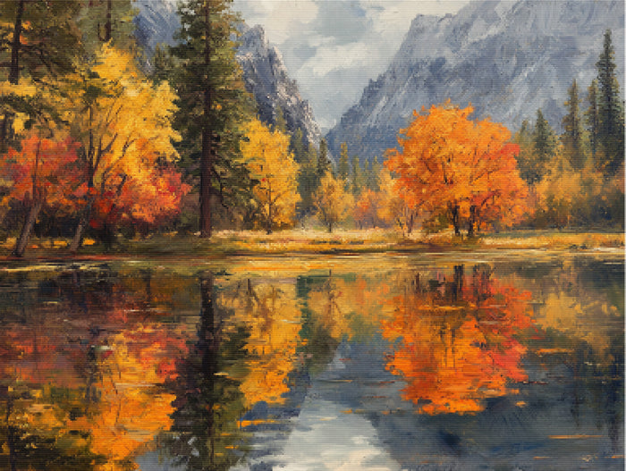Golden Reflections of Tranquil Waters