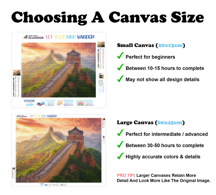 Golden Sunset at the Great Wall of China