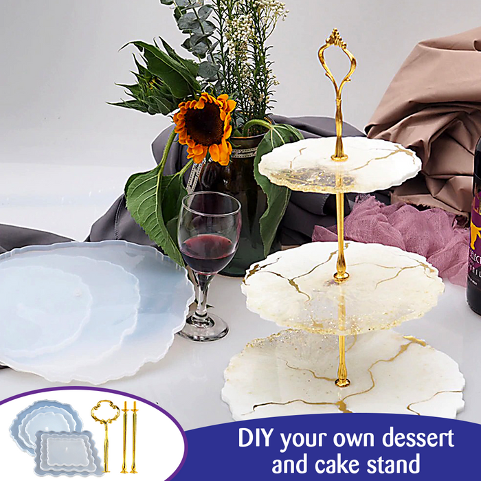 Good Chef 3 -Tier Cake Stand Silicone Mold