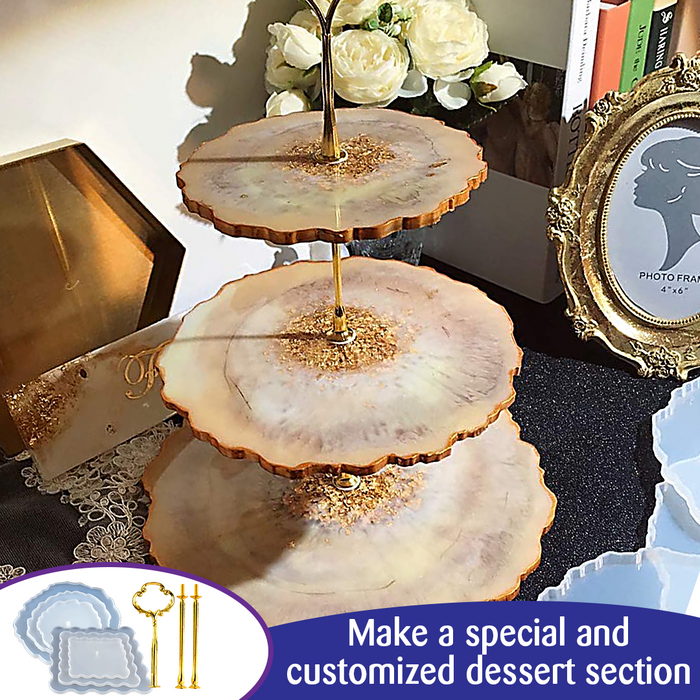 Good Chef 3 -Tier Cake Stand Silicone Mold