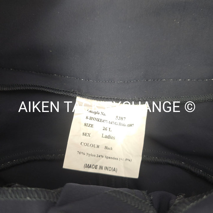 Goode Rider Million Dollar Silicone Grip Full Seat Breeches, Size 26 L