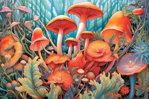 Graceful Mushroom Garden