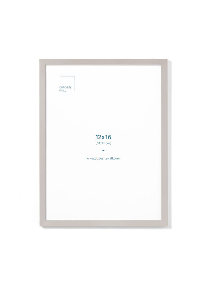 Gray Wood Frame, 12x16 in | 31x41 cm