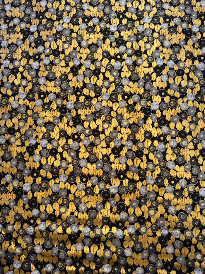 Gustav Klimt Gold and Black Discs