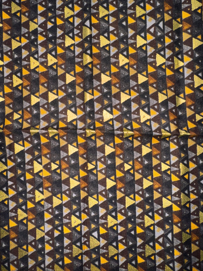 Gustav Klimt Gold and Black Triangles