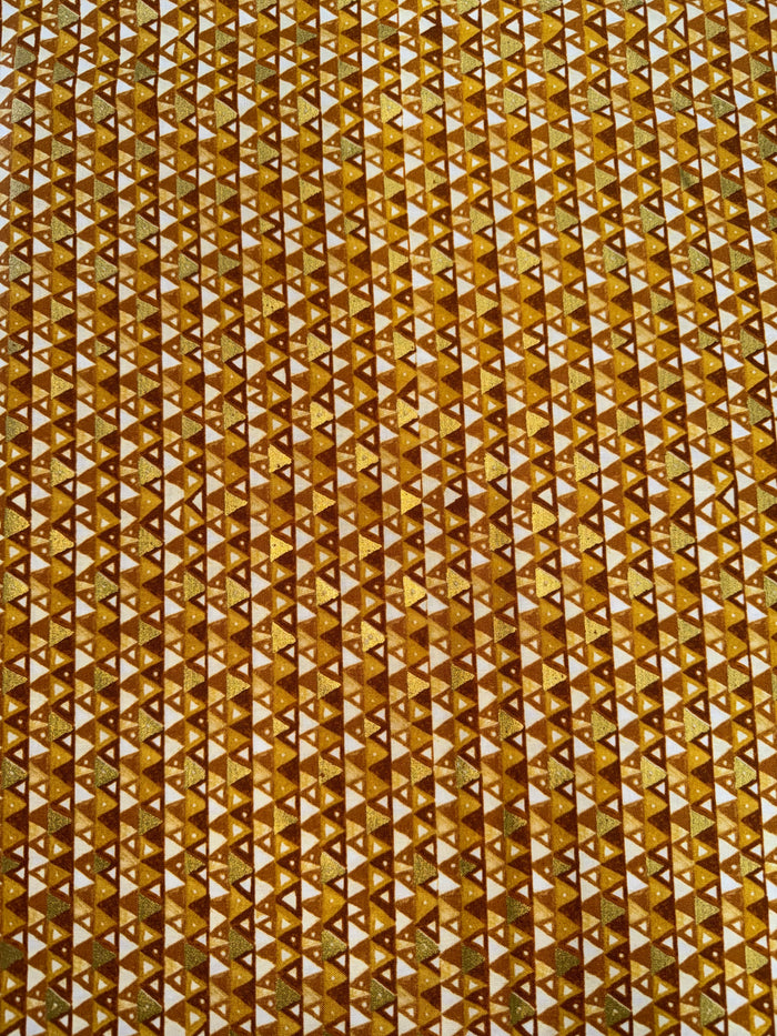 Gustav Klimt Gold and Gold Triangles