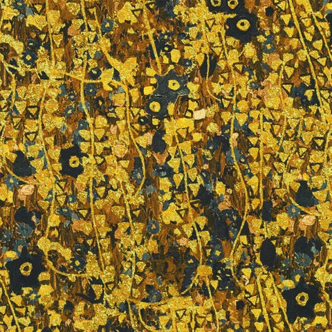Gustav Klimt Gold and Multicoloured Coordinating Fabric