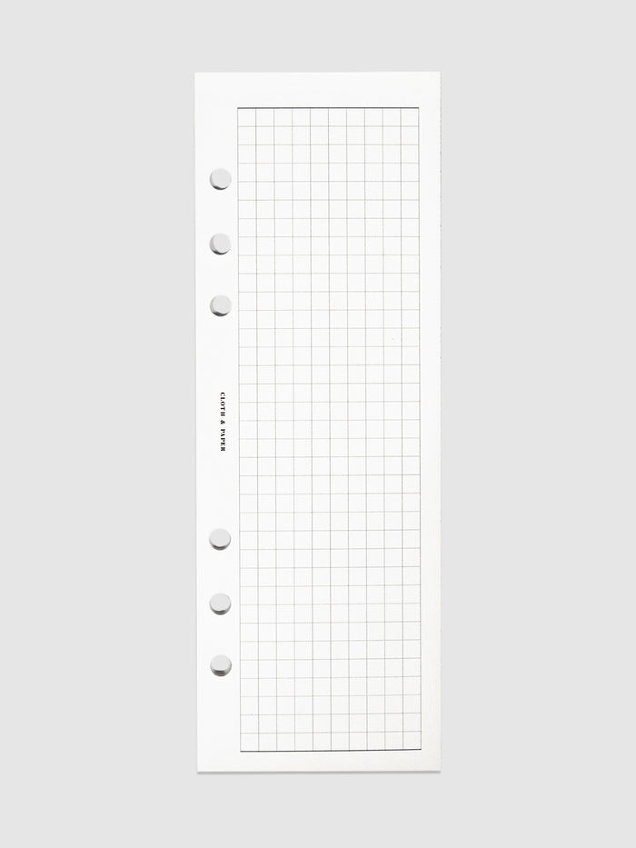 Half Page Graph Inserts, Cloth and Paper. Inserts displayed on a neutral background.