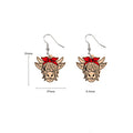 Highland cattle Fluffy Face Wood Laser Cut Earring Charm