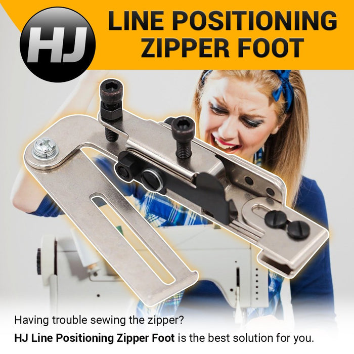 HJ Line Positioning Zipper Foot