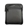 Hugo Boss Black Polyurethane Men's Shoulder Bag - Front view