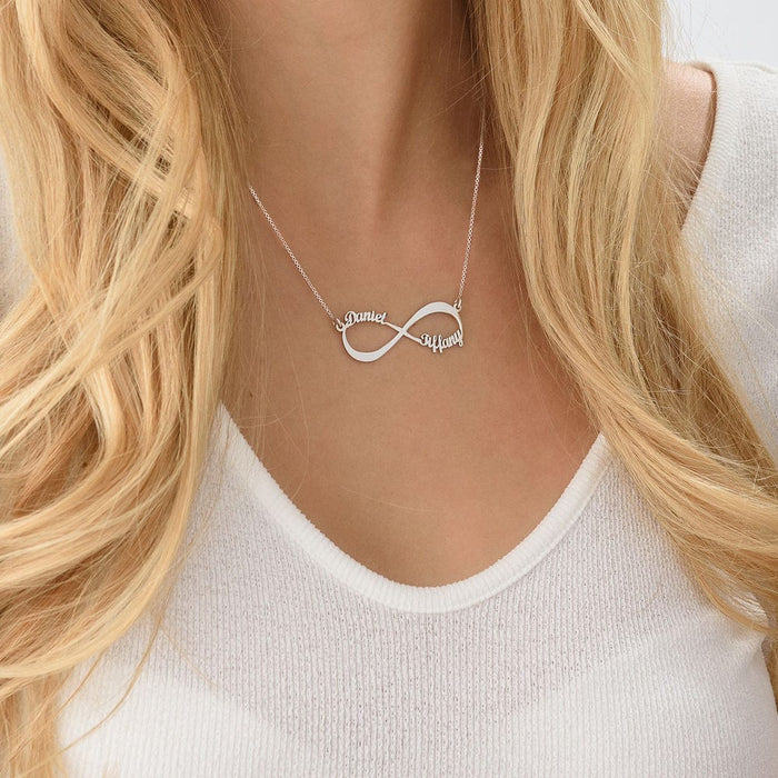Infinity Name Necklace Myron Necklace MelodyNecklace
