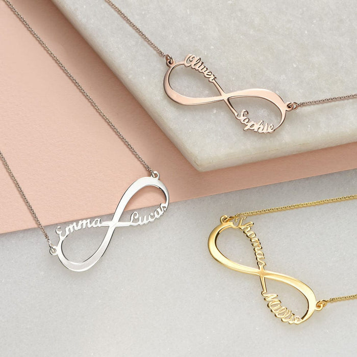 Infinity Name Necklace Myron Necklace MelodyNecklace