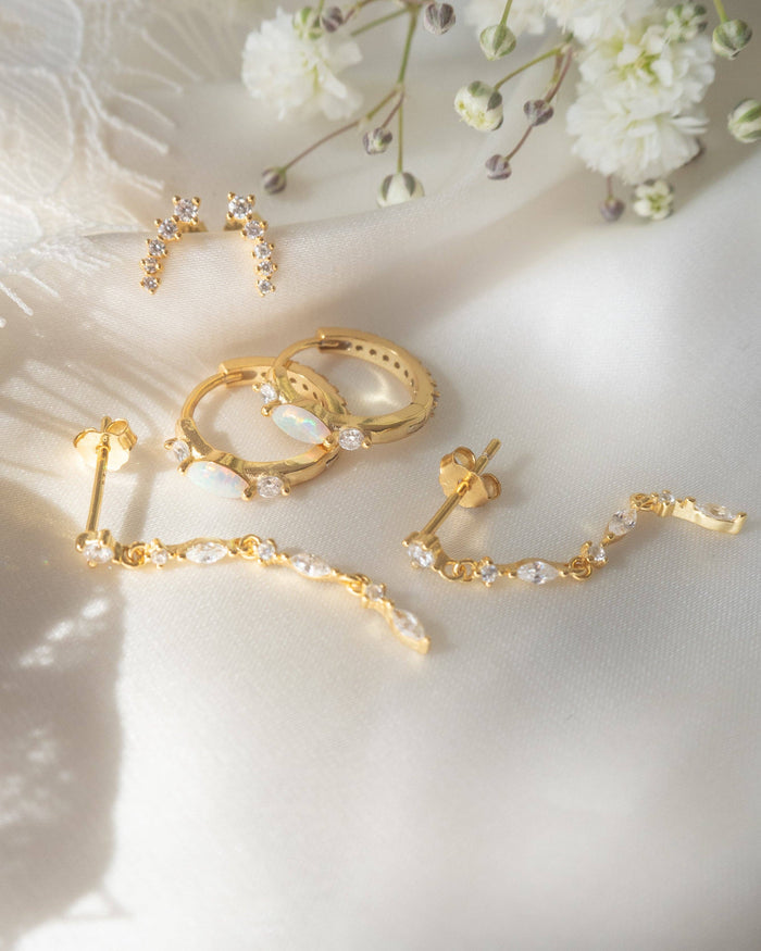 JacqMaria Jewelry - Isabella Earrings | Gold