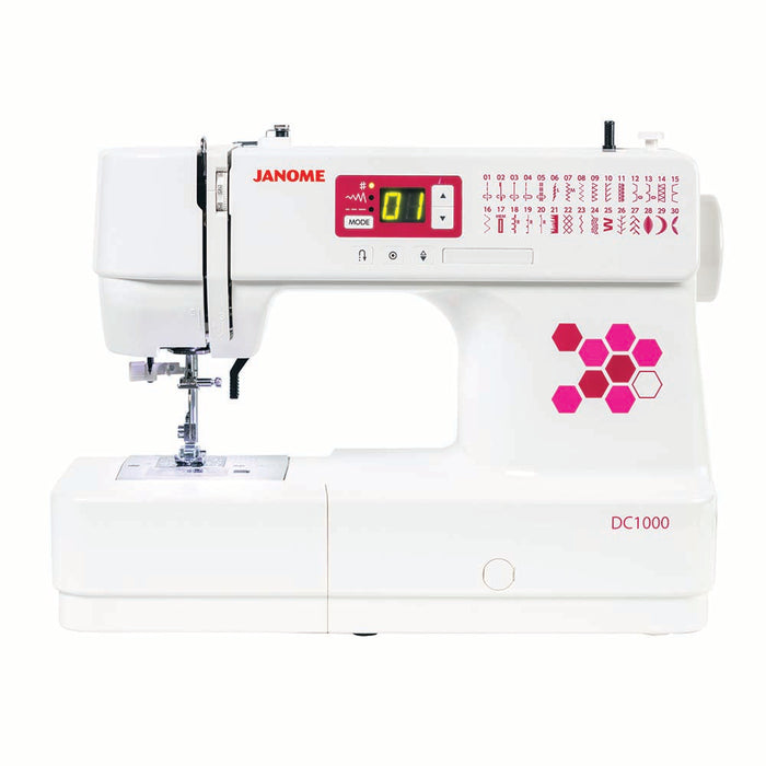 Janome DC1000 Sewing Machine - with a GOLDEN TICKET!  In Stock - Available to test sew now. In store now, no further discounts.
