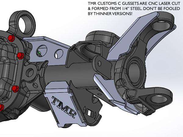 Jeep JK Inner C/Knuckle Gussets - FORMED
