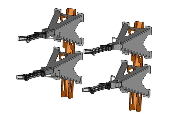 LARGE Jack Stand Storage Rack - PAIR