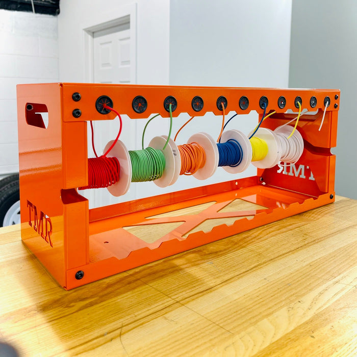 Large Wire Spool Organizer Rack