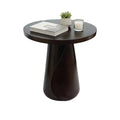 Leaf Wrap Curved Pedestal Round Coffee Table