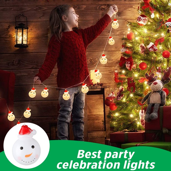 LightUp! Snowman Garland Lights