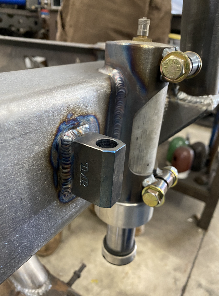 Limit Strap Clevis & Weld Block - Flat - Single Strap