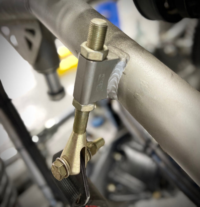 Limit Strap Clevis & Weld Block - Round Tube - Single Strap