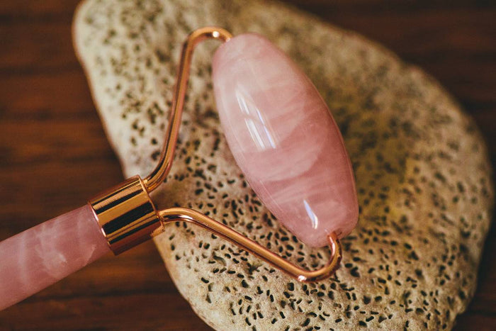 LIVARNO Pink Quartz Facial Massage Roller