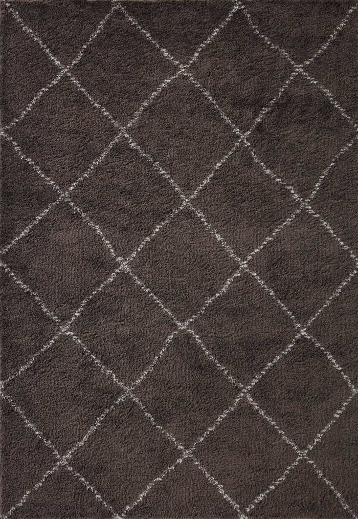 Loloi II Bliss Shag Rug | Bark / Grey Loloi