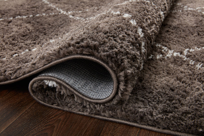 Loloi II Bliss Shag Rug | Bark / Grey Loloi