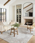 Loloi II Bliss Shag Rug | Grey / White Loloi