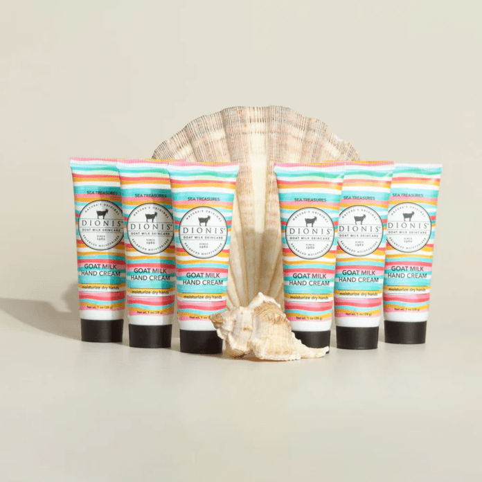 Lotion - Dionis Sea Treasures Goat Milk Hand Cream, 1oz Bottle