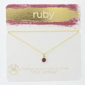 Lotus Ruby Necklaces