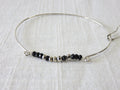 Lotus Silver Gypsy Bangle