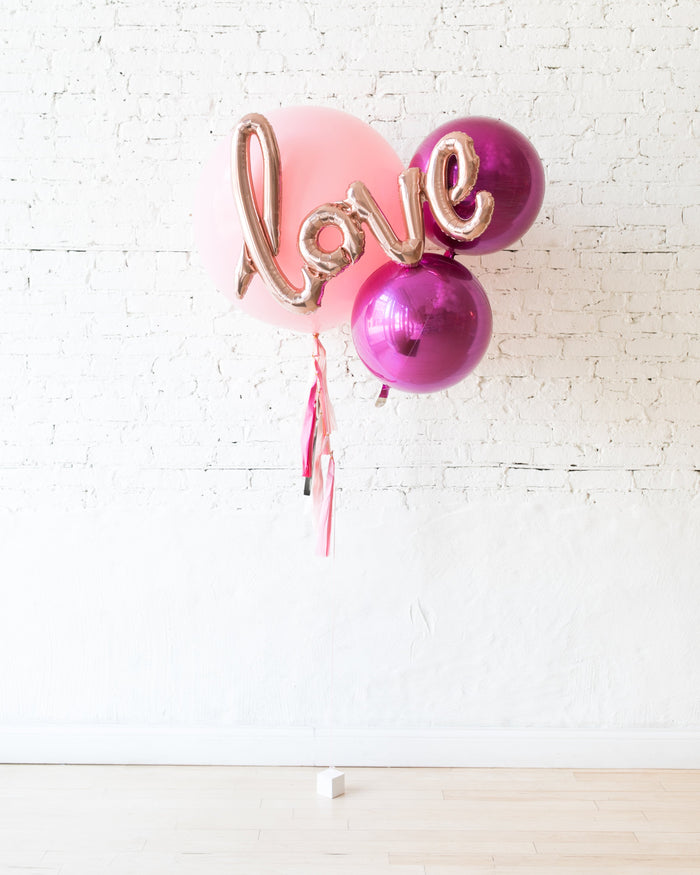 Love Giant Script Bouquet