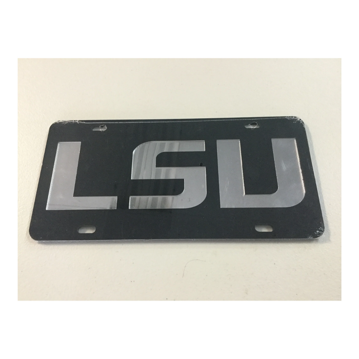 LSU Tigers License Plate Laser Cut