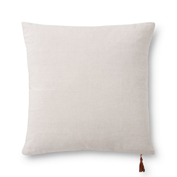 Magnolia Home by Joanna Gaines x Loloi Pillow | Sand / Ivory PILLOW Magnolia Home by Joanna Gaines x Loloi