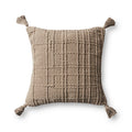 Magnolia Home by Joanna Gaines x Loloi Pillow | Taupe PILLOW Magnolia Home by Joanna Gaines x Loloi