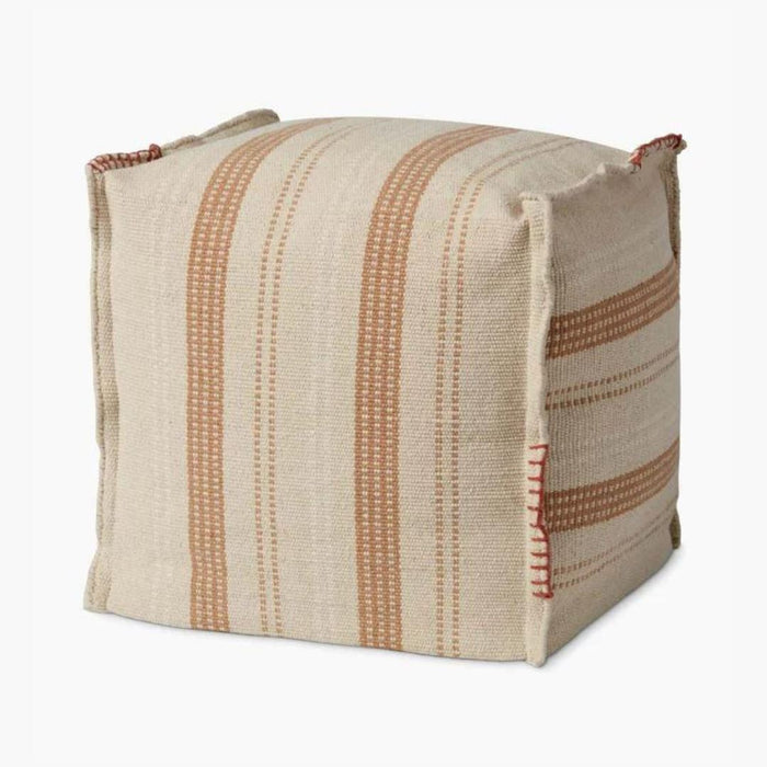 Magnolia Home by Joanna Gaines x Loloi Pouf | Natural / Beige POUF Magnolia Home by Joanna Gaines x Loloi