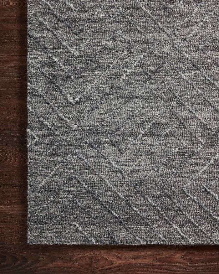 Magnolia Home by Joanna Gaines x Loloi Sarah Rug | Charcoal Magnolia Home by Joanna Gaines x Loloi