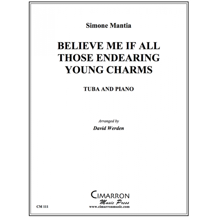 Mantia - Believe me if all those endearing young charms - Tuba and Piano