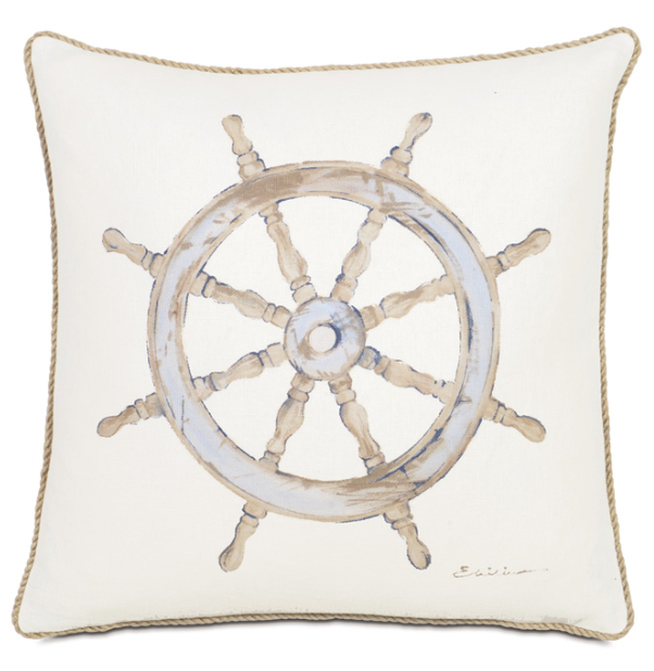 Maritime Wheel Pillow